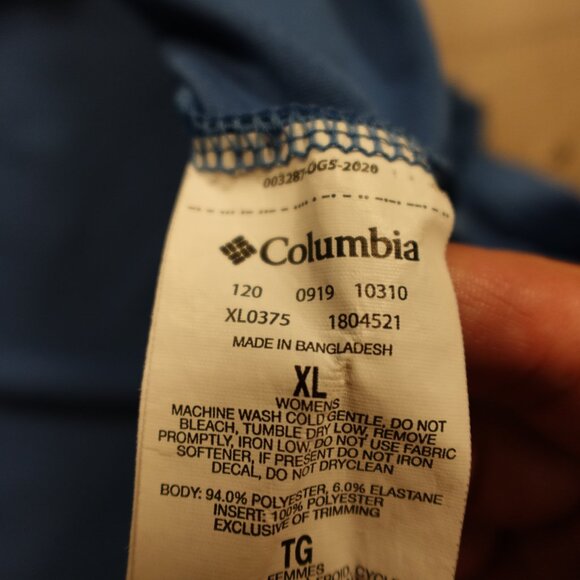 Columbia PFG Sleeveless Performance Dress Women’s XL Blue Fishing Outdoor - Picture 6 of 9